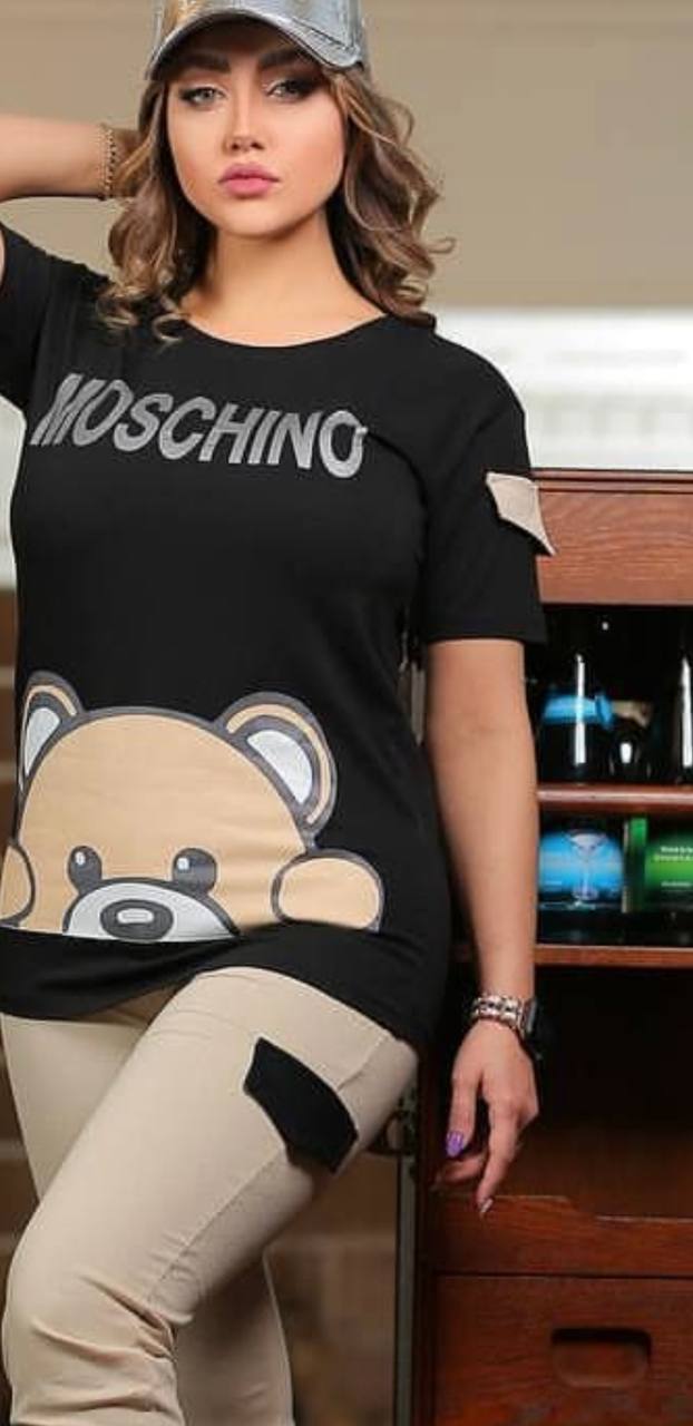 ست تیشرت و شلوار نخی